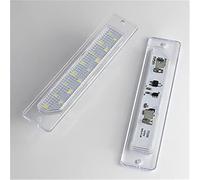 Qklyxr 2 luces de matrícula SMD blancas 12 V for Fiat, Ducato, Peugeot, Boxer y Citroën. Relé caja bus puente Reemplazo de la luz de la matrícula del automóvil