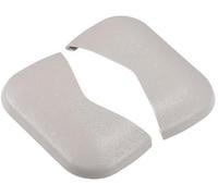 Qklyxr 2 piezas de cubierta perno visera solar ABS gris, espejo maquillaje n.º 96420-3TS0A, for NISSAN, Maxima 2016-2020, for, for Murano, 2015-2020 Clip de montaje para parasol de coche