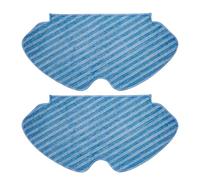 Qklyxr 2 uds Trapos de Microfibra, for Rowenta, for ZR740003 Tefal, for Explorer, paño fregona Serie 60, Almohadilla Limpieza Suelo, Repuesto electrodomésticos Almohadilla para Fregar robótica