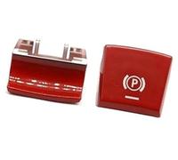 Qklyxr Actuador de freno estacionamiento, para Serie 5 7, para X3, para X4, para X5, para X6 M5 F01 F02 Interruptor electrónico P Botón Cubierta mano Botón de liberación del freno(BLACK B Red 1PC)