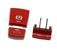 Qklyxr Actuador de freno estacionamiento, para Serie 5 7, para X3, para X4, para X5, para X6 M5 F01 F02 Interruptor electrónico P Botón Cubierta mano Botón de liberación del freno(BLACK A Red 1 Set)