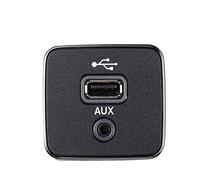 Qklyxr Adaptador de Puerto Auxiliar USB, for Chrysler, Dodge, Jeep 5XG280X9AC 5XG280X9AB 5XG280X9AD 5XG280X9AF Toma de Carga USB para salpicadero de Coche