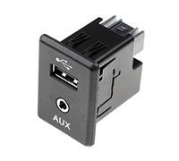 Qklyxr Adaptador de Puerto USB AUX, Reproductor Audio y Toma, for Nissan, X-Trail, Rouge, Qashqai 795405012 Toma de Carga USB para salpicadero de Coche