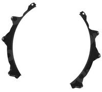 Qklyxr Arcos de rueda trasera coche guardabarros embellecedores protectores cejas, for, Serie 5 G30 G38 2017 Cubierta embellecedora del paso de rueda del coche