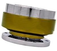 Qklyxr Buje de montaje de dirección de coche Adaptador de cubo liberación rápida para volante, Kit Racing Boss, estilo coche(Gold)