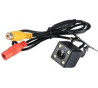 Qklyxr Cámara de Asistencia Trasera para Coche Cámara de Aparcamiento Vista Trasera Coche visión Nocturna Marcha atrás Auto Ip68 Impermeable Ccd 170(Black 12 Lights)