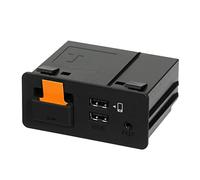 Qklyxr Carplay Android Auto USB Aux Adaptador Hub Retro, for Mazda 2 3 6 CX-3 CX-5 CX-9 TK78-66-9U0C Toma de Carga USB para salpicadero de Coche