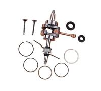 Qklyxr Cigüeñal Juego de válvulas admisión sello aceite anillos pistón 39 mm, for motor 4 tiempos GX35 GX 35, cortadora césped, desbrozadora Kit de cojinetes del sello de aceite del cigüeñal