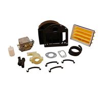 Qklyxr Conjunto de filtro aire carburador, junta manguera combustible admisión, repuestos motosierra gasolina, for Husqvarna, 268 272 XP Kit de carburador de motor de repuesto de 2 tiempos