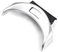 Qklyxr Cubierta de la caja almacenamiento central del botón apoyabrazos consola interruptor encendido momentáneo, para Mercedes-Benz W205 W253 Caja de almacenamiento del apoyabrazos(Silver 200mm)