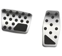 Qklyxr Cubierta de pedales reposapiés coche, for Jeep, Compass 2017-2021, for Renegade, BU 2015-2021, pedal freno, accesorios Cubierta del pedal del coche