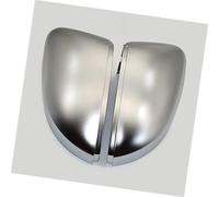 Qklyxr Cubierta superior del espejo de puerta Cubierta de espejo retrovisor de coche, para Polo 6R 6C, carcasa lateral mate completa, Protector de marco, carcasa de ala