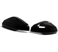 Qklyxr Cubierta superior del espejo de puerta Cubierta de espejo retrovisor de coche, para Polo Mk6 Aw Gti 2018 2019 2020, carcasa lateral, marco protector, carcasa de ala