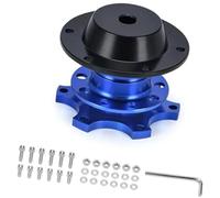 Qklyxr Cubo del volante del coche Para buje de volante 6 orificios Pqy3859, adaptador liberación rápida, Kit Boss, bujes coche(Blue)