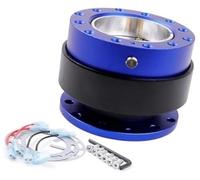 Qklyxr Cubo del volante del coche Para Momo, para volantes Omp Sparco 2,0, adaptador de cubo liberación rápida, Kit Boss a presión, para cubos rueda coche(Blue)