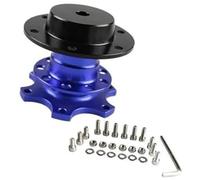 Qklyxr Cubo del volante del coche Para volante de 6 orificios, Kit Boss cubo liberación rápida, adaptador bujes coche(Blue)
