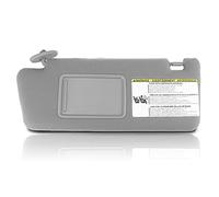 Qklyxr Espejo de maquillaje for visera solar del lado izquierdo conductor, gris, for Toyota, Tacoma 2005-2012, 7432004181B1 Panel de repuesto para parasol de coche