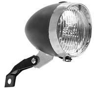Qklyxr Faro Delantero for Bicicleta Retro clásica de 3 LED for Patinete eléctrico, for Xiaomi, M365 Pro Mi3 Pro2, luz antiniebla Seguridad Luz Delantera para Scooter(Schwarz)