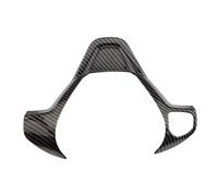 Qklyxr For Ford, for Fiesta MK7 2009-2017, for Ecosport 2012-2017, decoración del Panel del Volante, Pegatinas embellecedoras, Accesorios for Coche Pegatina Emblema del volante(1 hole)