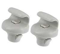 Qklyxr Gancho de retención for parasol coche, for NISSAN, 350Z, 2 piezas, color gris Clip de sujeción para visera solar para interior de coche