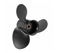 Qklyxr Hélice 9 1/4 X 10, for Evinrude, for Johnson, for fueraborda BRP 8-15HP 174950/778772 marina de aleación aluminio 13 dientes estriados Reemplazo de hélice de barco