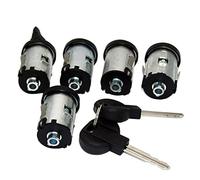 Qklyxr Juego de cilindro de cerradura de puerta, for Fiat, SCUDO, for Citroen, XM XANTIA SYNERGIE DISPATCH JUMPY 1995-2007 9170.AY 4162C9 Cerradura de puerta de coche(5pcs Barrel)