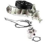 Qklyxr Kit de bomba agua refrigerante for motor, parte delantera con junta W204 W211 W251 W164 termostato TOPT11KIT001 A2722000415 2722000115, 1 ud Kit de bomba de agua refrigerante del motor