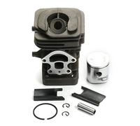Qklyxr Kit de cilindro 39 mm for motosierra HUS 235 236 236E 240 240E, conjunto clips pasador y anillos pistón Cilindro de motor para herramienta de jardín