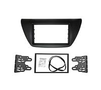 Qklyxr Kit de instalación embellecedor Panel estéreo, reproductor DVD doble Din, marco placa, Radio Fascia 2006, for Mitsubishi, Lancer IX Moldura de fascia para estéreo de vehículo(178X102 MM)