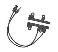 Qklyxr Kit de tablero doble Din for vehículos con puerto USB auxiliar, instalación Radio, embellecedor lateral, placa marco Fascia, for TOYOTA, Scion Moldura de fascia para estéreo de vehículo