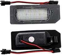Qklyxr Lámpara de matrícula LED 12 V for Mitsubishi ASX Outlander Sport (2011-2020), color blanco Reemplazo de la luz de la matrícula del automóvil