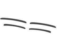 Qklyxr Llanta de rueda coche, Protector parachoques cejas, tira pegatinas embellecedoras arco, for ford, Mustang, 2009+ Accesorios Reemplazo de la llamarada del guardabarros del automóvil