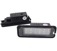 Qklyxr Luz de matrícula for Bentley Continental GT 2006 OEM 3D0943021A 1J6943021B Reemplazo de la luz de la matrícula del automóvil