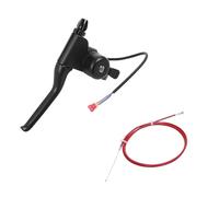 Qklyxr Mango de frenado para Scooter de cercanías Palanca de manija de Freno Izquierda, para Gotrax Gxl V2 Apex Pro XL Rival XR Elite Pieza de reparación de Cable de Disco de 110 mm(Set a)