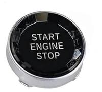 Qklyxr Molduras interiores del coche Botón de arranque motor Cubierta repuesto Interruptor parada, para Bmw, para X1, para X5 E70, para X6 E71 Z4 E89 ajuste del botón de inicio y parada(Silver)