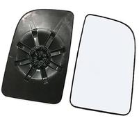Qklyxr Panel de vidrio para espejo de vehículo Para adentro, para Mercedes-Benz Sprinter 2018 a 2023 Vidrio de espejo retrovisor puerta NO CALEFACTADO con placa base Lado derecho del