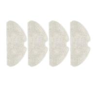 Qklyxr Paquete de 4/10 paño mopa Microfibra, for Laresar, for Robot Aspirador L6 Pro T10, Uso en seco y húmedo, Almohadilla fregona for Limpieza Suelo Almohadilla para Fregar robótica(4 Pack)