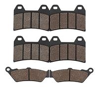 Qklyxr Pastillas de freno delanteras y traseras for motocicletas, for VICTORY V92SC 2000-2003 Hammer 2005-2007 2007 Juego de repuesto de pastillas de freno para motocicleta(Front and Rear)