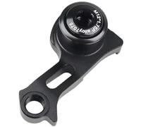 Qklyxr Patilla de cambio trasera bicicleta Aleación aluminio Cnc Distancia del orificio central extendida 49 mm, para bicicletas Sram, Udh mejora la Patilla de cambio de bicicleta(BLACK For M12 P1 75)