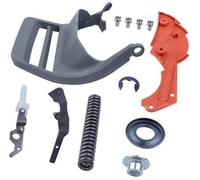 Qklyxr Resorte de protección for manija freno cadena, for motosierras Husqvarna 362, 365, 371 y 372. Pieza repuesto n.° 503764903, 503751103 503637601 Protector de mano para motosierra