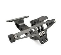 Qklyxr Soporte de montaje placa matrícula trasera motocicleta y lámpara señal, for CBR 1000 RR 1000RR Dio Sticker Cr Cbr 600 Yzf R3 MT07 Mt 03 Soporte de placa trasera para bicicleta(Grey)