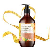 QKnatur - Aceite Anticelulítico Reafirmante y Reductor (250 ml). Con 9 Principios Activos de Origen Natural para masaje Anti Celulítis Maderoterapia (Paquete de 6)