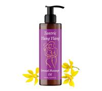QKnatur - Aceite de Masaje Ylang Ylang - 200ml - Para Masajes Corporales Estimulantes y Relajantes. Máxima Hidratación. Con Ingredientes Naturales BIO