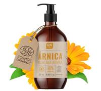 QKnatur - Aceite Macerado de Árnica Montana 100% Puro 250ml - BIO - Orgánico - Vegetal - Aceite para masaje corporal