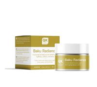 QKnatur - Baku Radiance Crema Antiarrugas con Bakuchiol, Vitamina C y Coenzima Q10 - Triple Acción: Reafirma, Unifica y Revitaliza - Con Rosa Mosqueta y Té Verde - Día y Noche - 50 ml