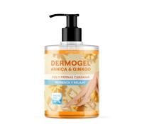 QKnatur - Gel Árnica & Ginkgo Efecto Frío 500ml - Alivio y frescor para Piernas y pies Cansados - Relajante, Refrescante e Hidratante - Alta concentración en Extractos Vegetales - Natural y Vegano