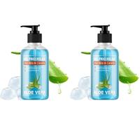 QKnatur - GEL FRIO ALOE VERA DE CANARIAS BIO - Con extracto de Arnica y Calendula. Efecto refrescante y calmante, alivia las piernas cansadas, estimula la circulación (500 ml) (Paquete de 2)