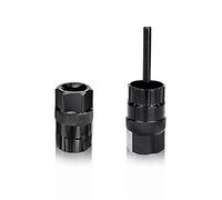 QKURT Cassette Lockring Tools Set,Herramienta de mantenimiento de rueda libre de 2 piezas Herramienta de mantenimiento de rueda libre