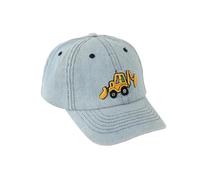QKURT Gorra de Béisbol para Niños, Gorra de Playa de Verano con Protección Solar, Gorra Deportiva de Pescador Estilo Camionero con Estampado de Excavadora para Niños de 3 a 8 Años