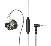 QKZ AK6 Pro EDX Pro 1DD Auriculares DináMicos HIFI Bass Auriculares en el OíDo Monitor Deporte Auriculares con CancelacióN de Ruido ZST A